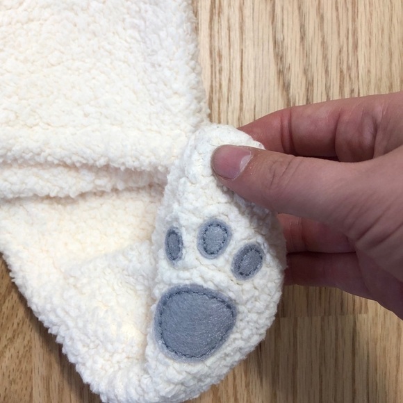 Bgosh Fuzzy Bear 2 Piece Matching Set 3 mos White Baby Gender Neutral Sweatshirt - Picture 2 of 6